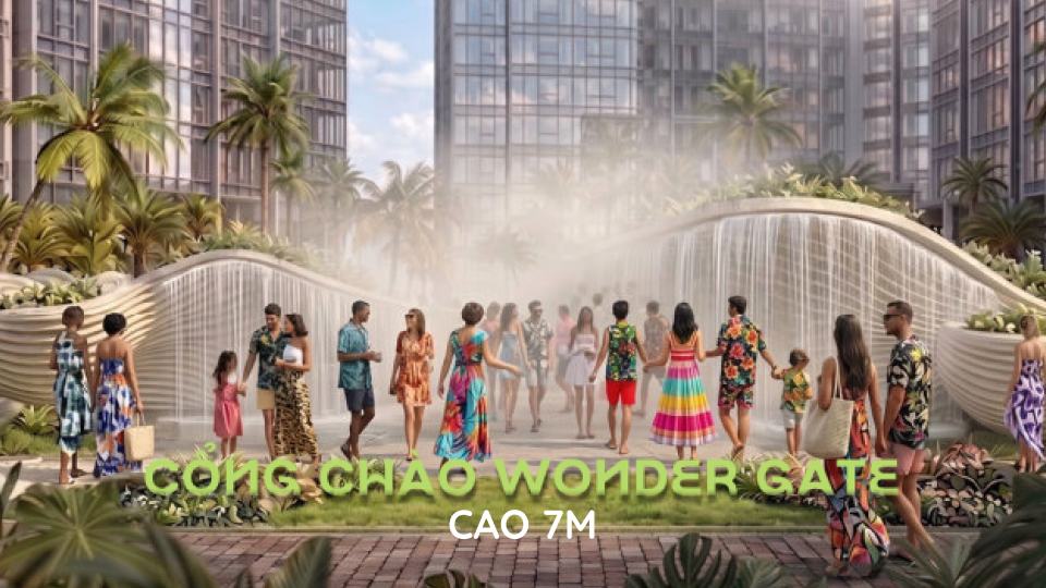 Cổng chào Wonder Gate Qtopia